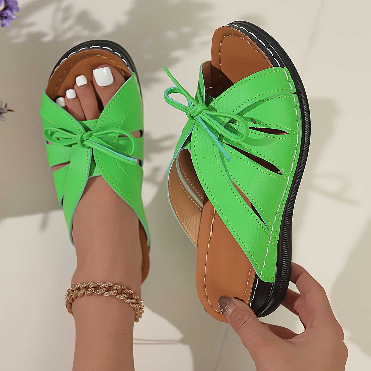 Women Vintage Premium Orthopedic Open Toe Summer Wedges Platform Sandals