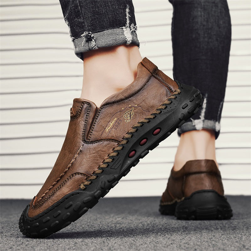 🔥Today 60% off🔥Men's latest genuine leather ⚡ orthopedic shoes with arch support to relieve foot pain