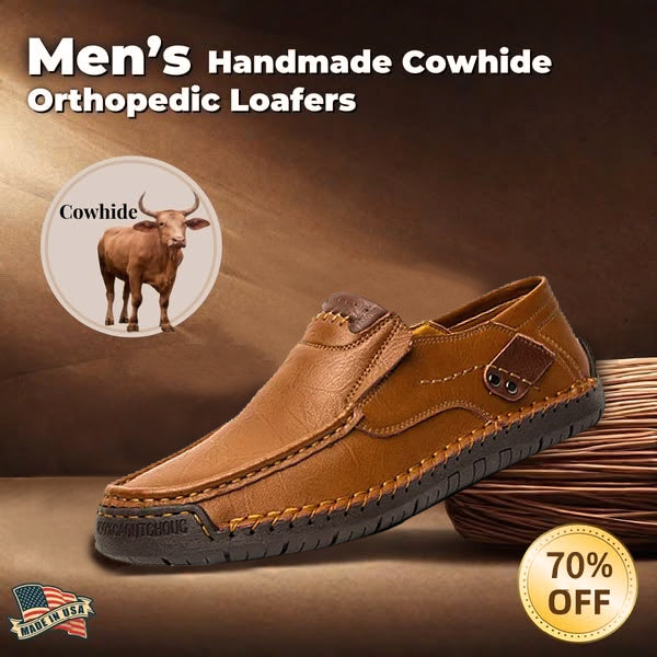 ⏰Christmas sale 70% OFF 🔥 Men's Genuine Leather Slip-On Loafers