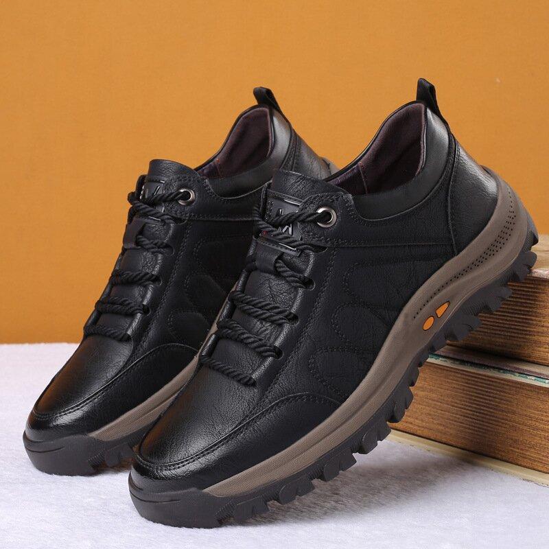 🔥ON THIS WEEK SALE 70% OFF🔥 Men's Casual Hand Stitching Leather Arch Support Shoes(Buy 2 For Free Shipping)
