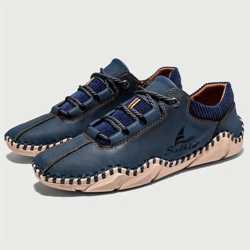 🔥On This Week Sale 70% OFF🔥Men's Leather Orthopedic Shoes - Improve Posture and Get Rid of Painless Walking & Driving