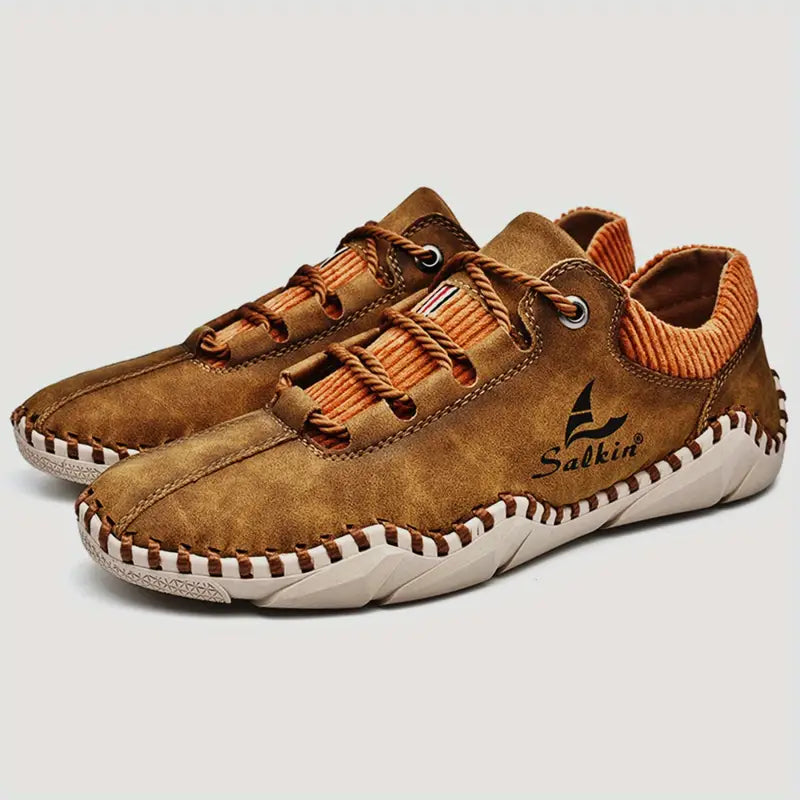 🔥On This Week Sale 70% OFF🔥Men's Leather Orthopedic Shoes - Improve Posture and Get Rid of Painless Walking & Driving