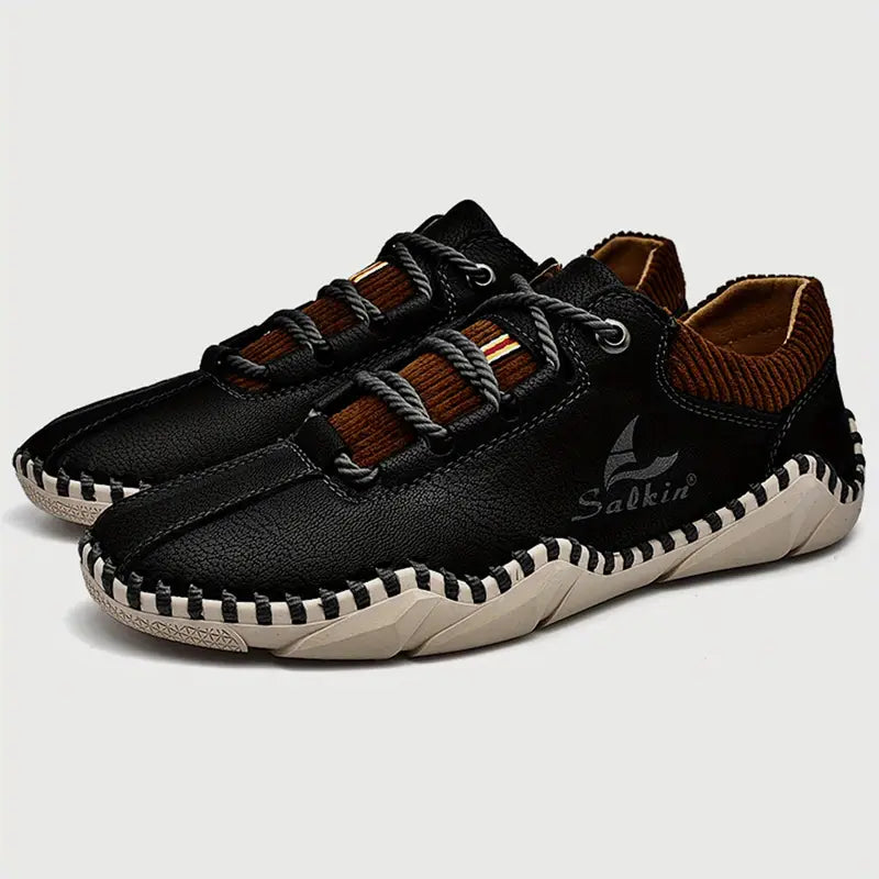 🔥On This Week Sale 70% OFF🔥Men's Leather Orthopedic Shoes - Improve Posture and Get Rid of Painless Walking & Driving