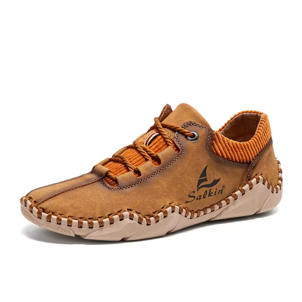 🔥On This Week Sale 70% OFF🔥Men's Leather Orthopedic Shoes - Improve Posture and Get Rid of Painless Walking & Driving