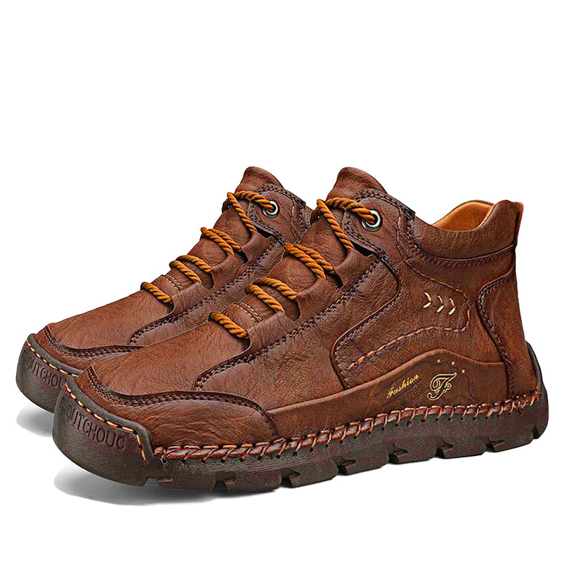 (🔥NEW YEAR SALE - 70% OFF) Finddbest™ Handcrafted Men's Leather Shoes - Relieve Foot Pain