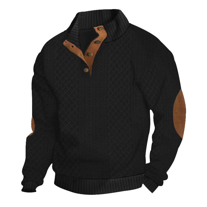 Men's Long Sleeve Cashmere Sports Sweater