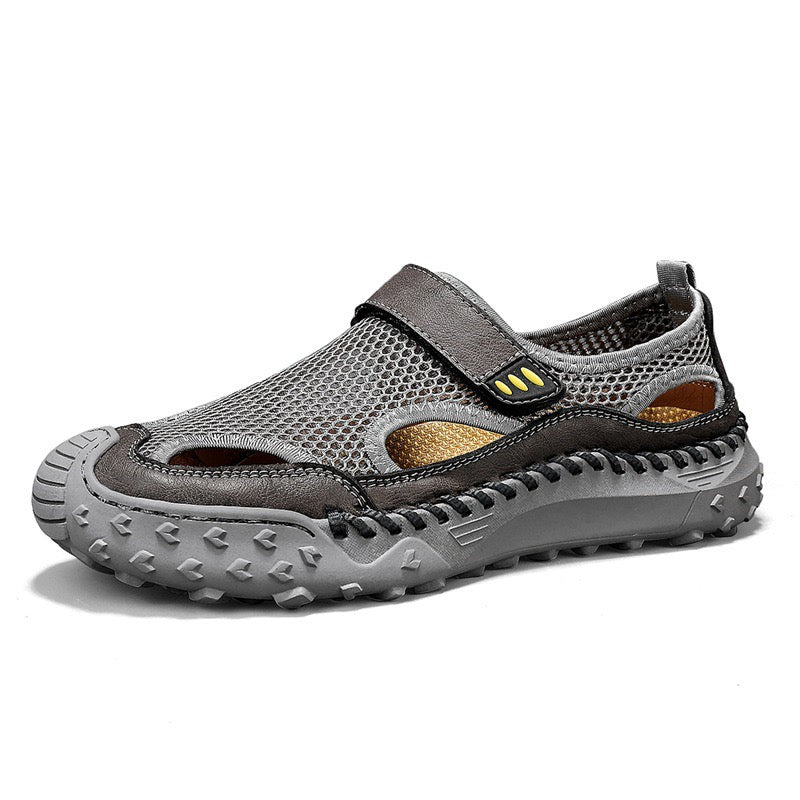 ⏰Last Day! 60% OFF 🔥Men's Cowhide Breathable Mesh Sandals