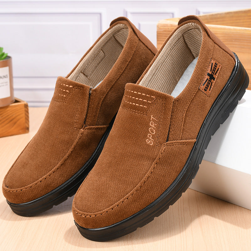 Breathable soft sole lightweight non-slip casual men's shoes