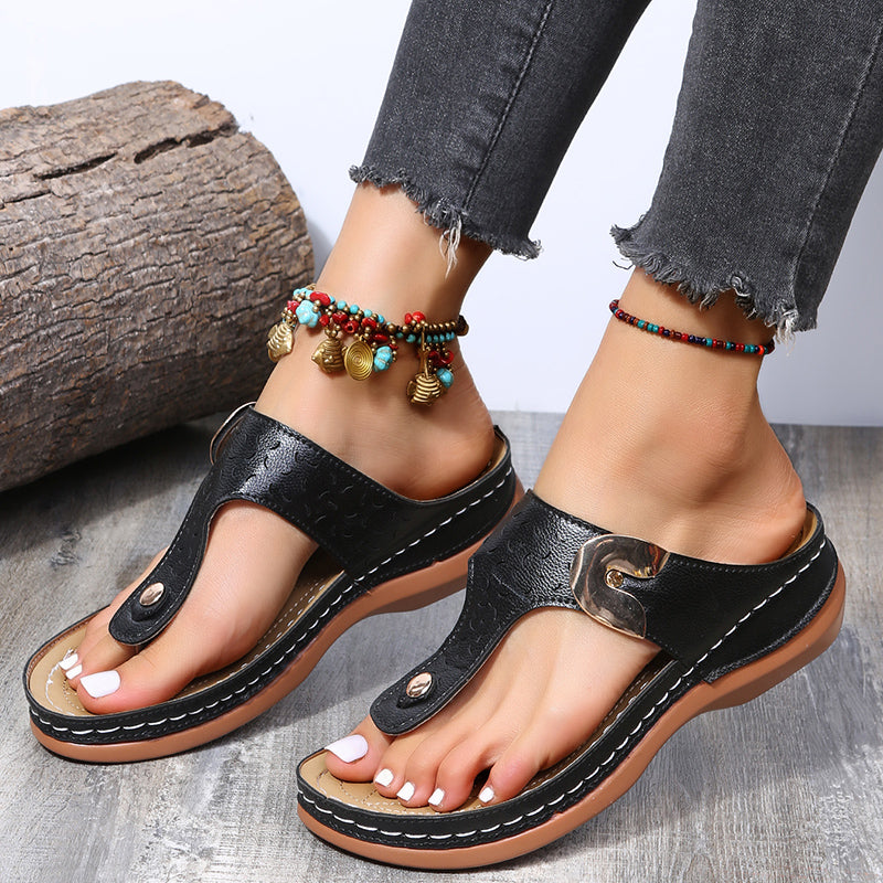 WOMEN SOFT FOOTBED ORTHOPEDIC ARCH-SUPPORT SANDALS