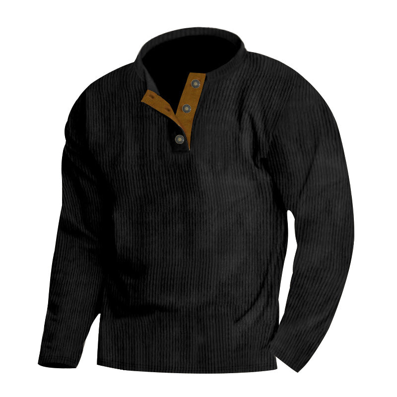 🔥Last Day 60% Off🔥Men's Outdoor Casual Stand Collar Long Sleeve Sweatshirt
