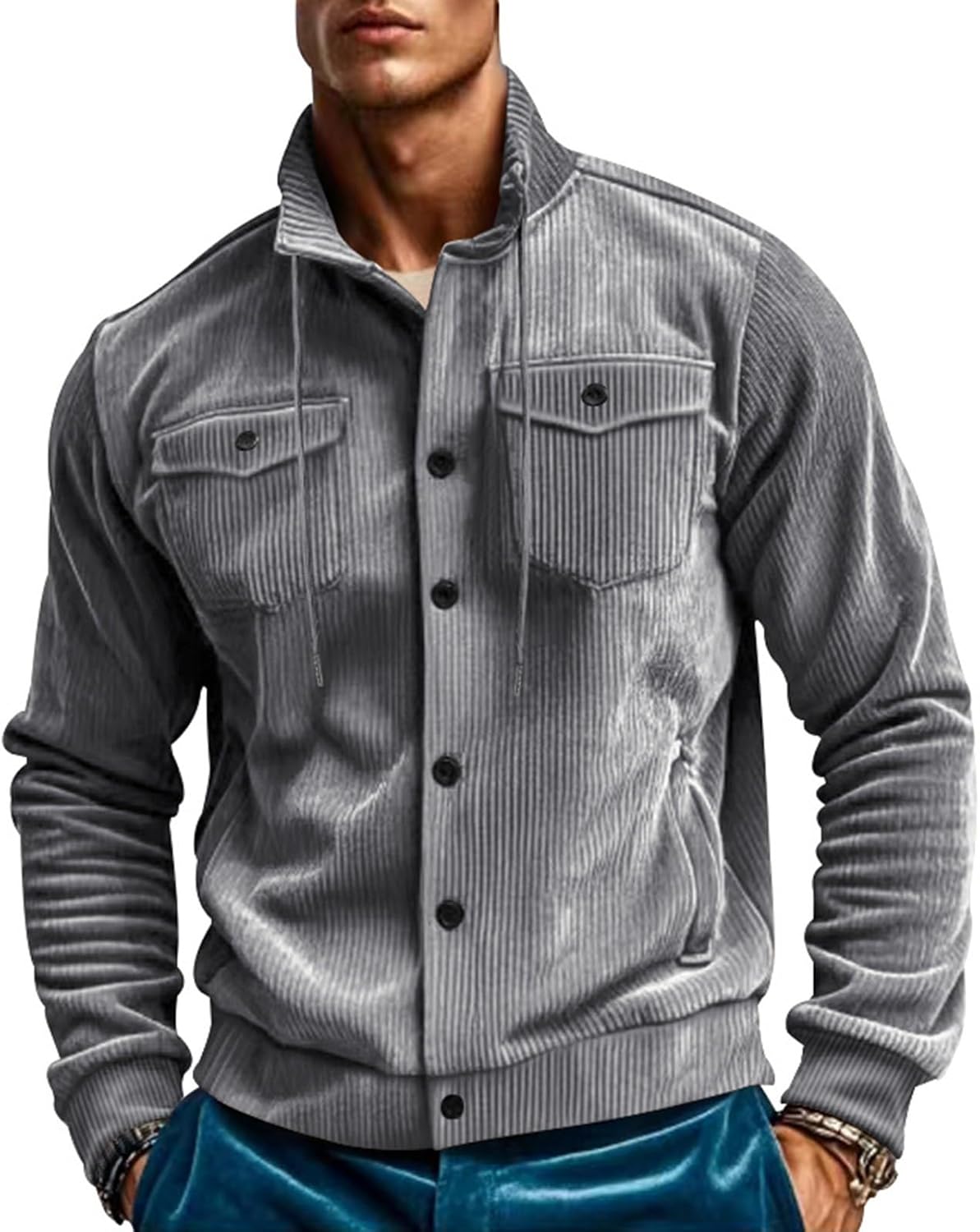 🔥HOT SALE🔥Men's Stylish Soft Button Vintage Hoodie Sweatshirt