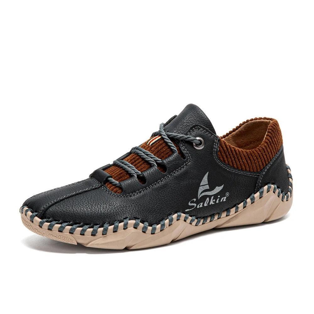 🔥On This Week Sale 70% OFF🔥Men's Leather Orthopedic Shoes - Improve Posture and Get Rid of Painless Walking & Driving