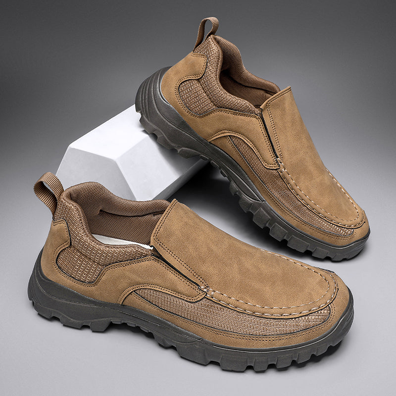 DUDLLE® Men's Comfortable Casual Shoes ,Orthopedic Arch Support Slip-On Loafers