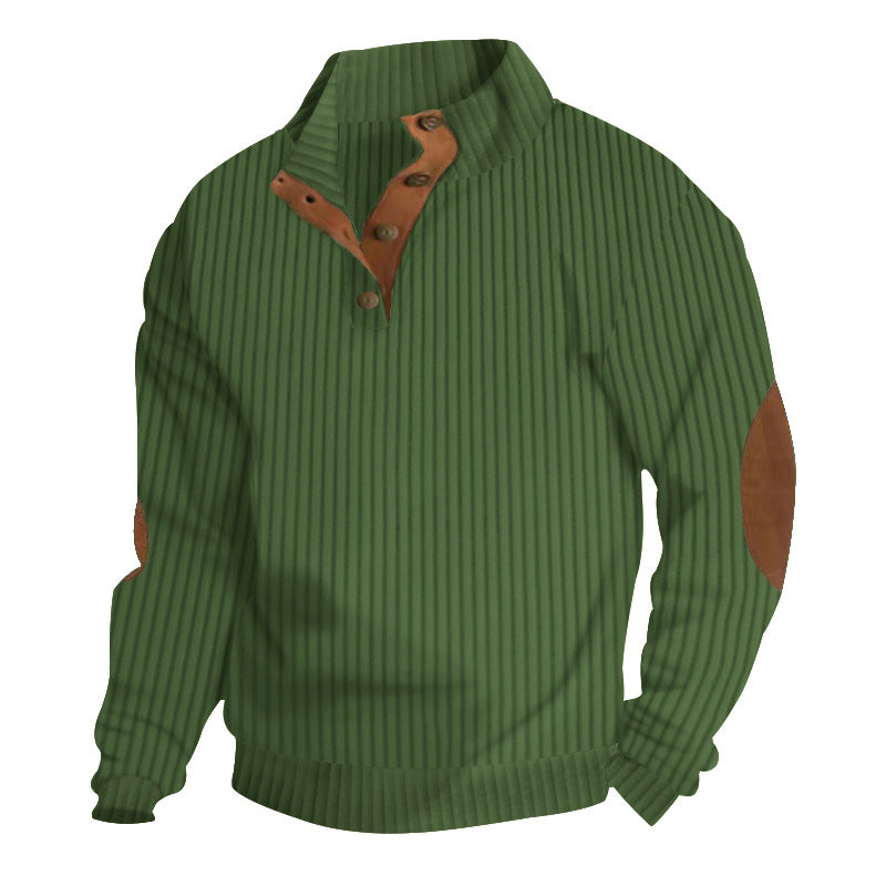 Men's Casual Fleece Pullovers Hoodies Long Sleeve Sweaters