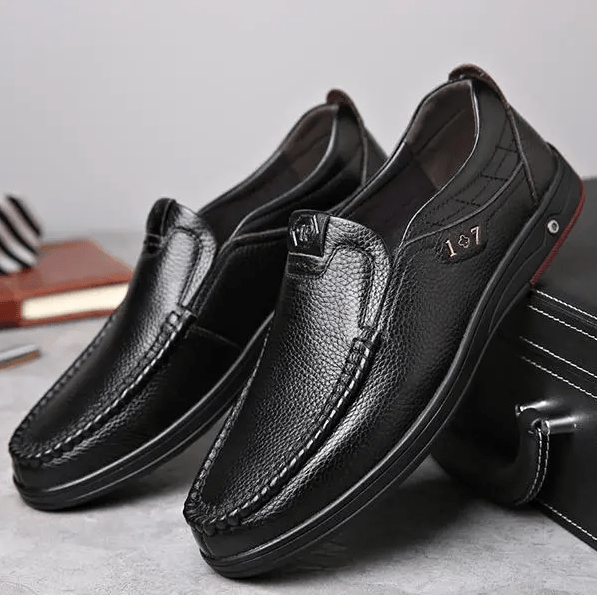 🔥Hot Sale🎉 Mens Soft Insole Casual Business Slip On Loafers