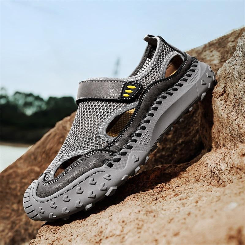 ⏰Last Day! 60% OFF 🔥Men's Cowhide Breathable Mesh Sandals