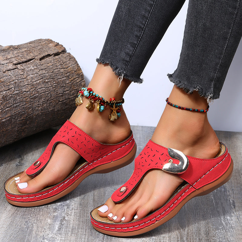 WOMEN SOFT FOOTBED ORTHOPEDIC ARCH-SUPPORT SANDALS