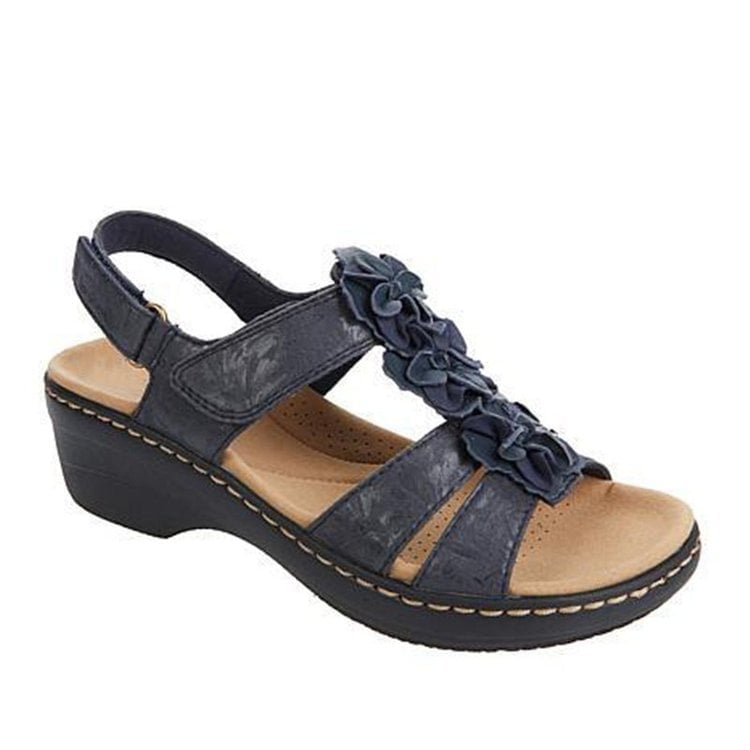 Women's summer series flower platform sandals