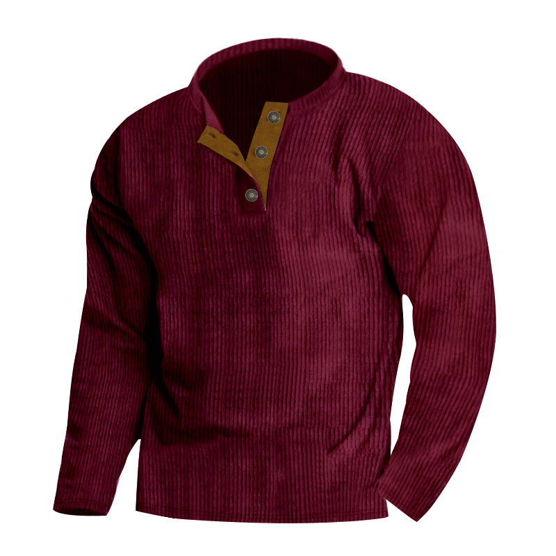 🔥Last Day 60% Off🔥Men's Outdoor Casual Stand Collar Long Sleeve Sweatshirt