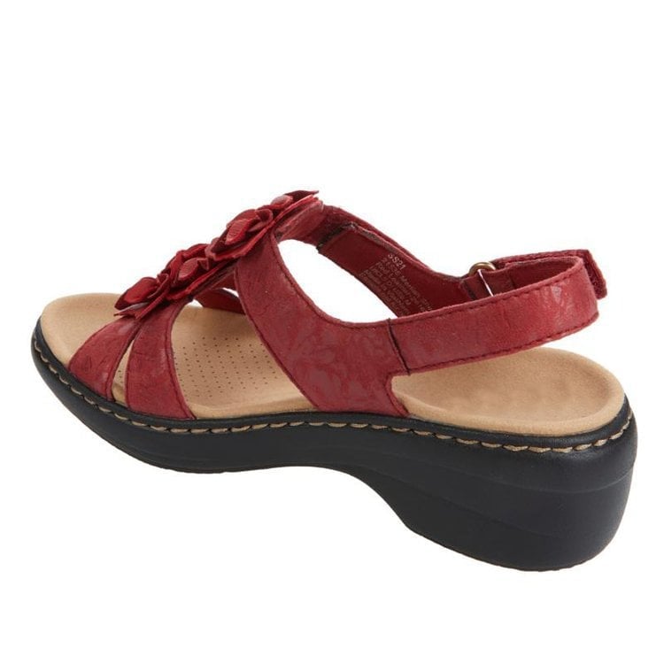 Women's summer series flower platform sandals
