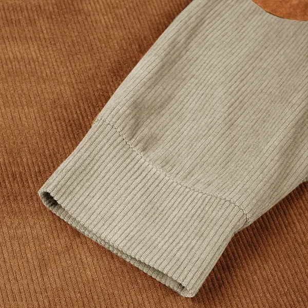 Gentleman's Outdoor Raglan Sleeves Casual Stand Collar Sweatshirt