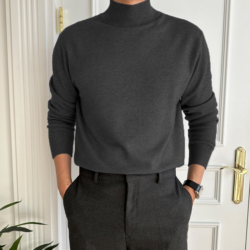 2024 Men's Cashmere Business Basic Sweater