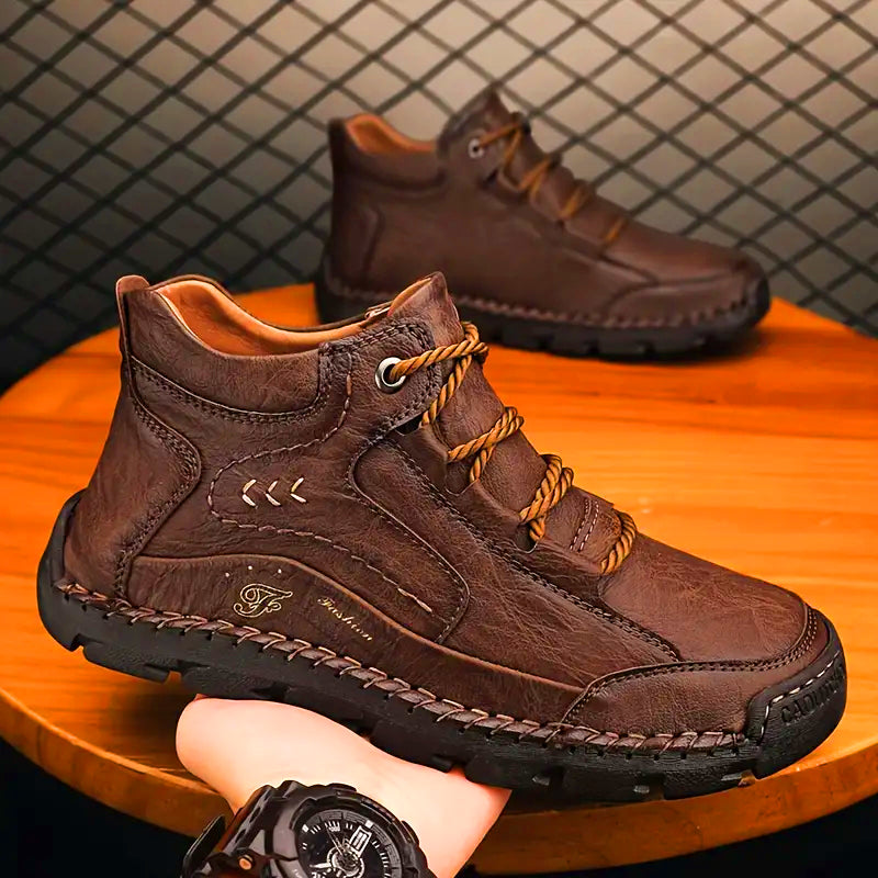 (🔥NEW YEAR SALE - 70% OFF) Finddbest™ Handcrafted Men's Leather Shoes - Relieve Foot Pain