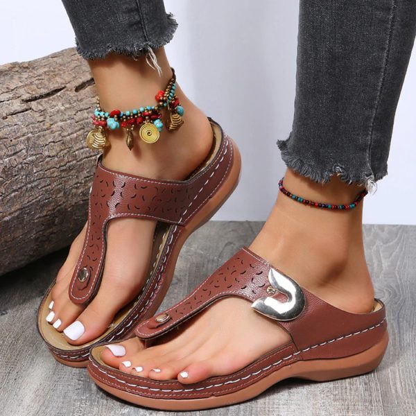 WOMEN SOFT FOOTBED ORTHOPEDIC ARCH-SUPPORT SANDALS