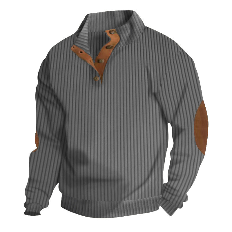 Men's Casual Fleece Pullovers Hoodies Long Sleeve Sweaters