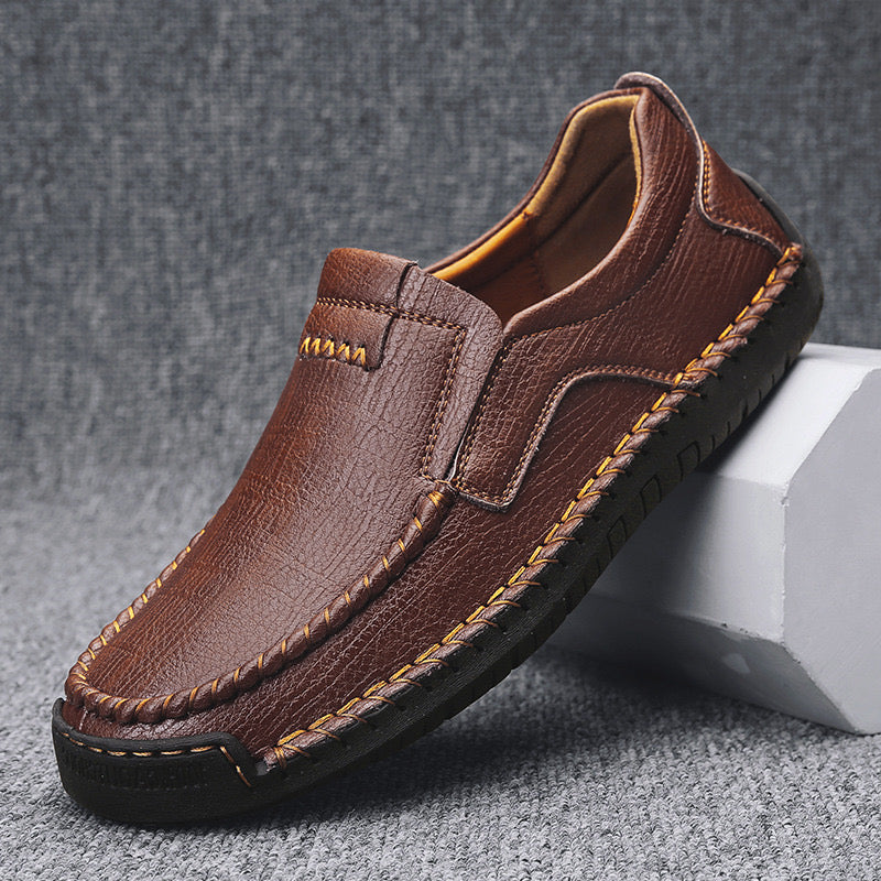 ⏰Promotion - 50% OFF🔥Finddbest® Leather Loafers – Slip-On, Orthopedic Arch Support
