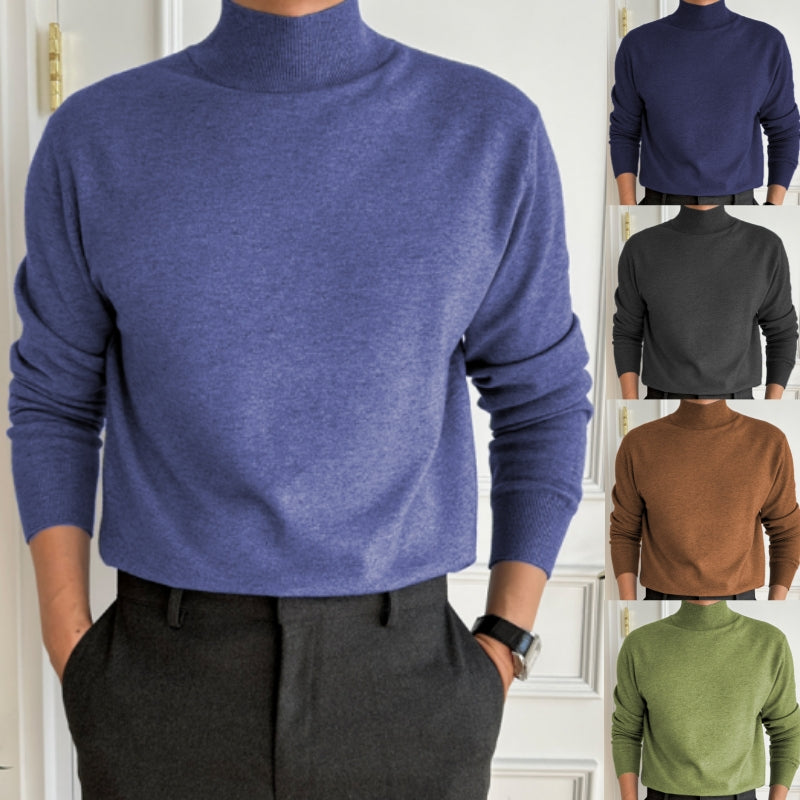 2024 Men's Cashmere Business Basic Sweater