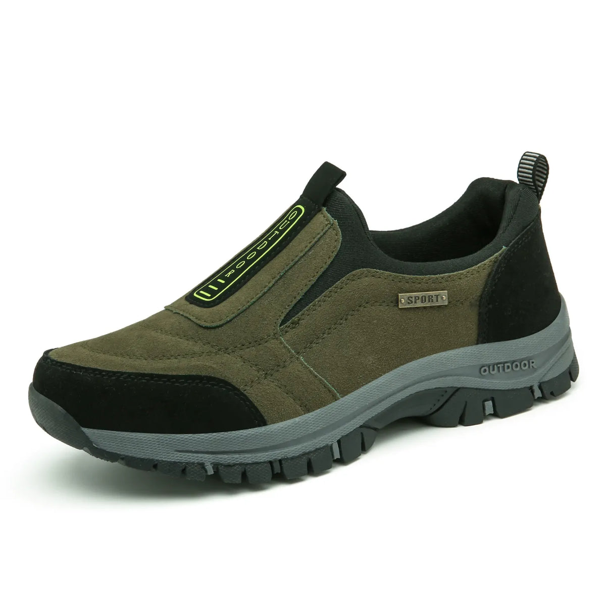 MEN'S EXTENDED WIDTH FOOT COMFORTABLE SNEAKERS WITH ARCH SUPPORT AND SHOCK ABSORPTION