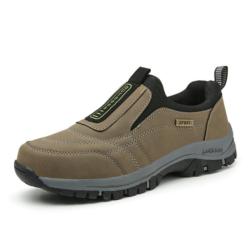 MEN'S EXTENDED WIDTH FOOT COMFORTABLE SNEAKERS WITH ARCH SUPPORT AND SHOCK ABSORPTION