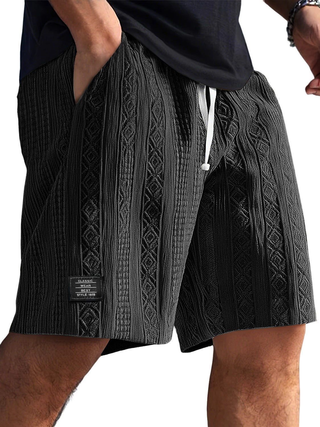 Men's daily casual and comfortable short pants with stylish patterns