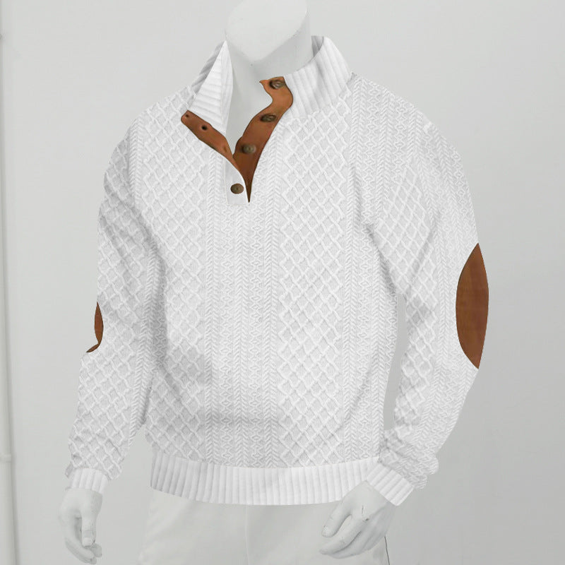 Men's Long Sleeve Cashmere Sports Sweater