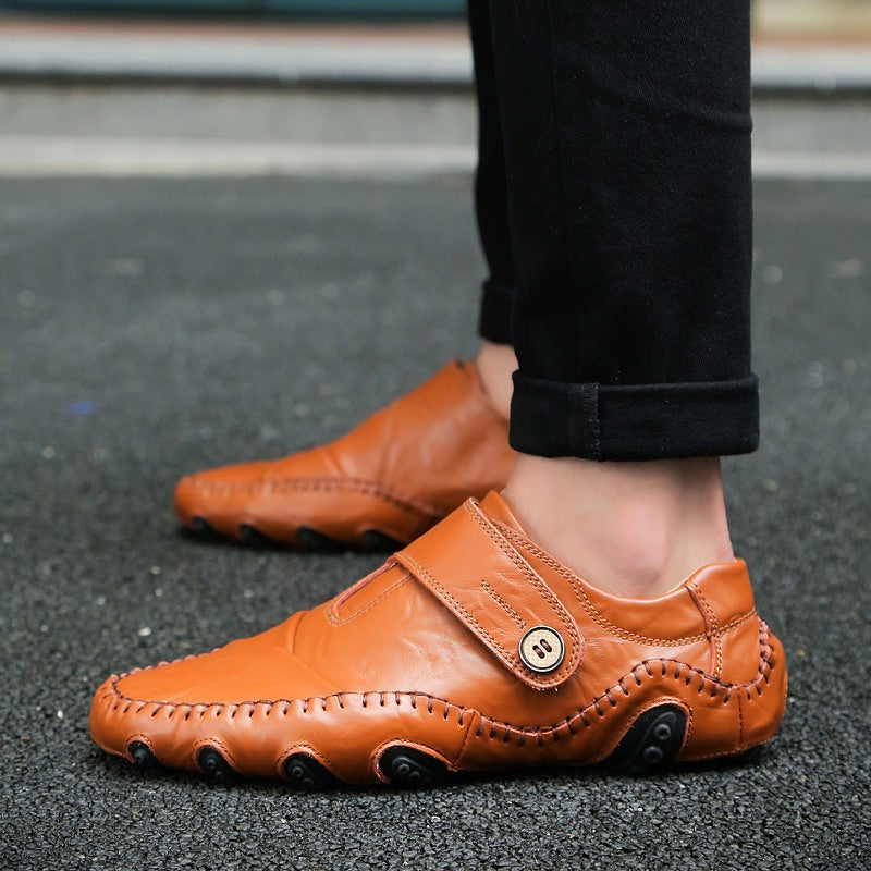 Last day for 50% off 🔥⏱️Christmas Sale⏱️🔥Men's genuine calfskin slip-on loafers