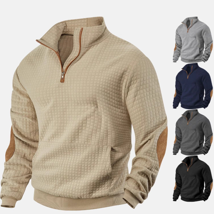 Men's Long Sleeve Cashmere Sports Sweater