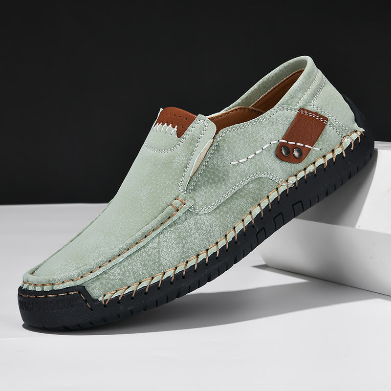 ⏰60% off promotion - 2025 new men's orthopedic hands-free genuine leather slip-on loafers