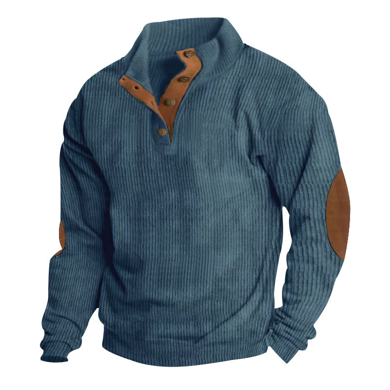 🔥Men's Outdoor Casual Stand Collar Long Sleeve Sweatshirt