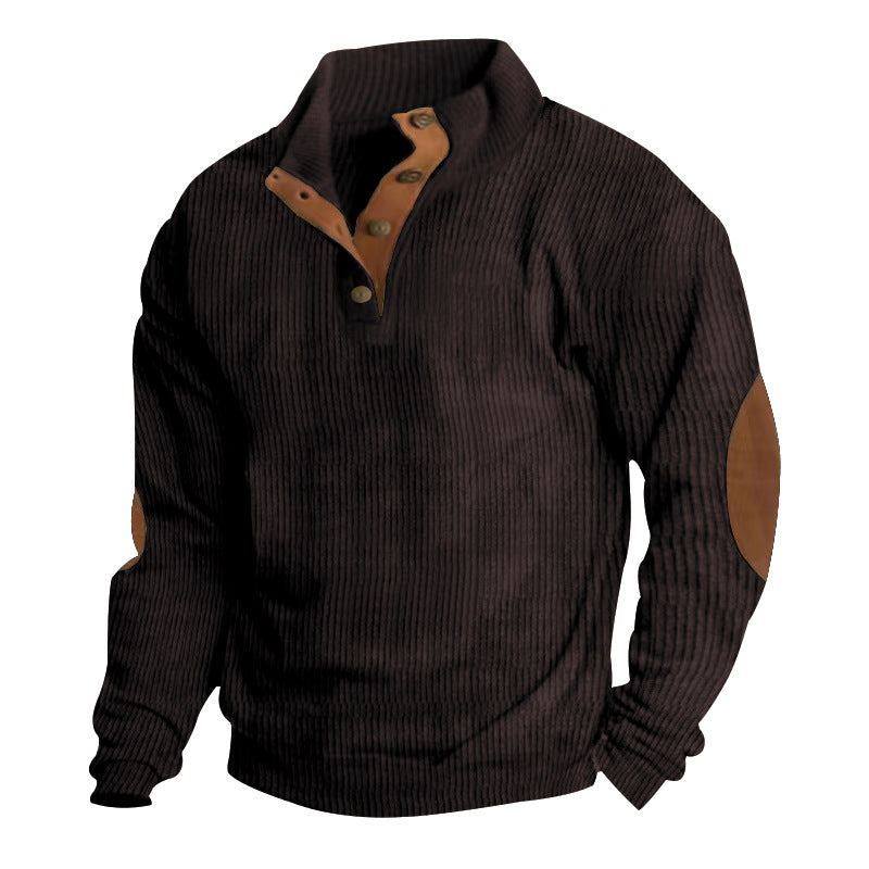 🔥Men's Outdoor Casual Stand Collar Long Sleeve Sweatshirt