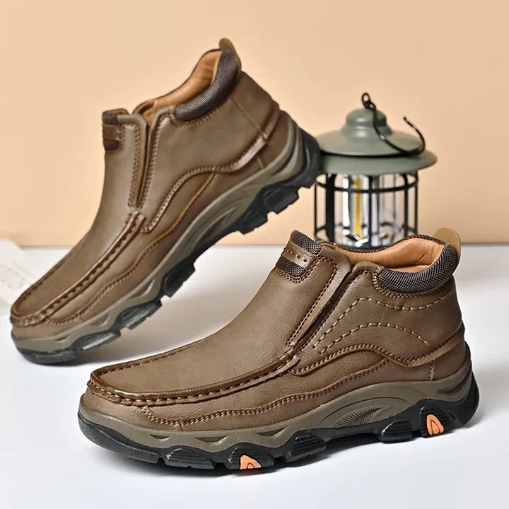 ⏰Last day 60% OFF - 2025 Hot selling men's casual thick-soled non-slip orthopedic leather boots