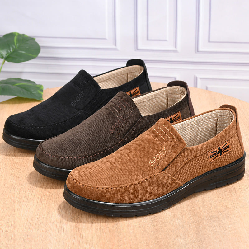 Breathable soft sole lightweight non-slip casual men's shoes