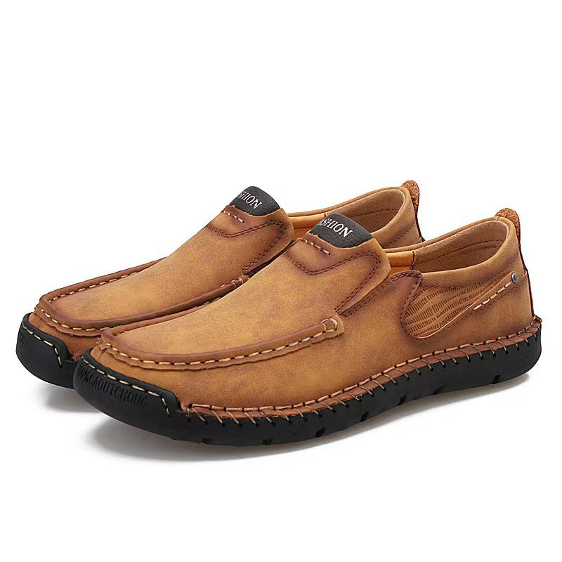 ⏰Promotion 70% OFF - 2025 Spring Men's Orthopedic Comfortable Casual Genuine Leather Slip On Loafers