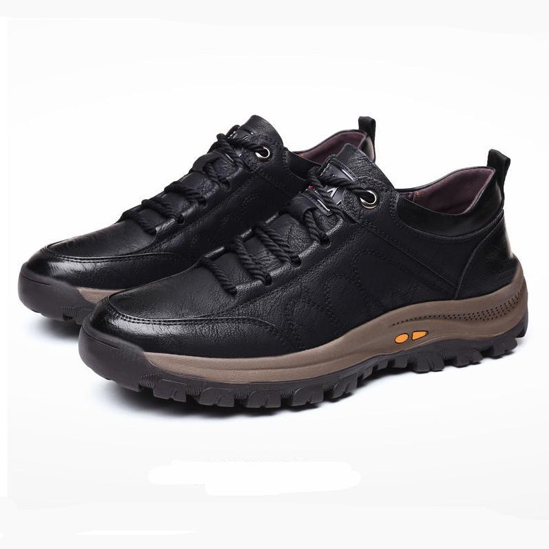 🔥ON THIS WEEK SALE 70% OFF🔥 Men's Casual Hand Stitching Leather Arch Support Shoes(Buy 2 For Free Shipping)