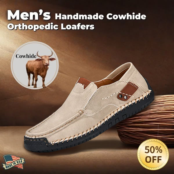 ⏰Christmas sale 70% OFF 🔥 Men's Genuine Leather Slip-On Loafers