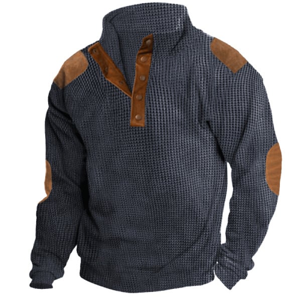 Men's Outdoor Casual Stand Collar Long Sleeve Sweatshirt