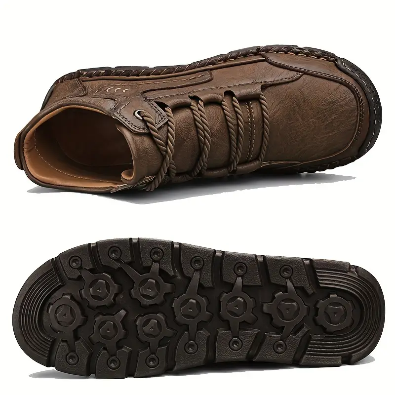 (🔥NEW YEAR SALE - 70% OFF) Finddbest™ Handcrafted Men's Leather Shoes - Relieve Foot Pain