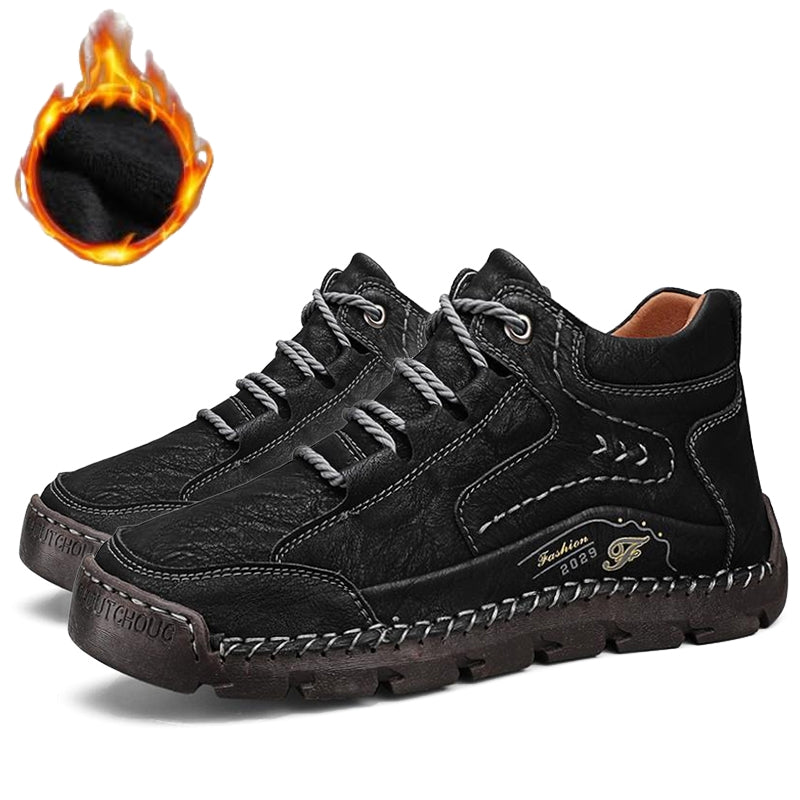 (🔥NEW YEAR SALE - 70% OFF) Finddbest™ Handcrafted Men's Leather Shoes - Relieve Foot Pain