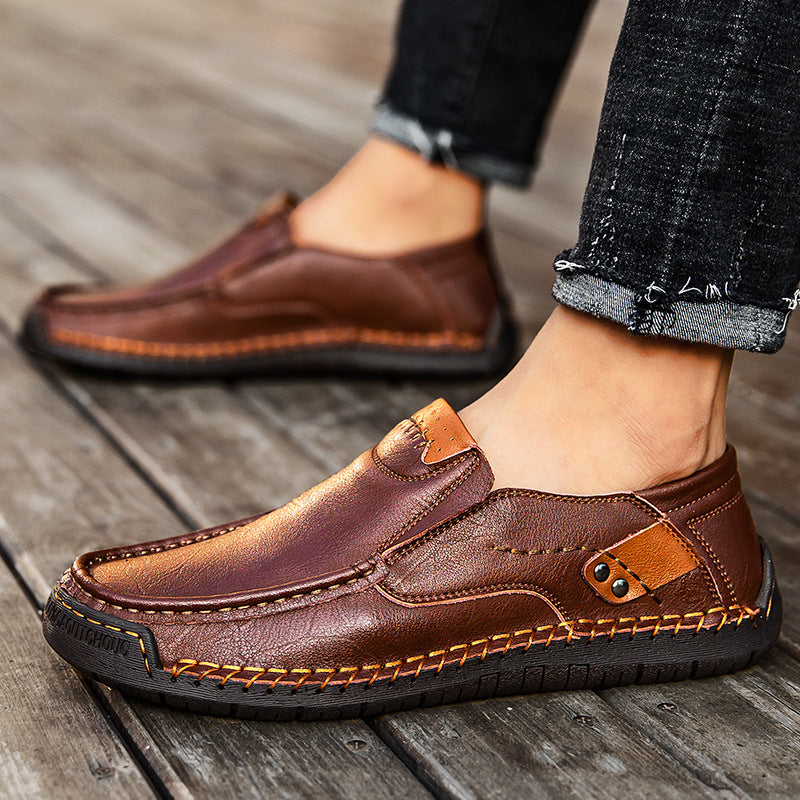 ⏰Christmas sale 70% OFF 🔥 Men's Genuine Leather Slip-On Loafers
