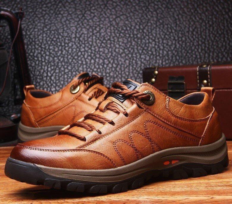🔥ON THIS WEEK SALE 70% OFF🔥 Men's Casual Hand Stitching Leather Arch Support Shoes(Buy 2 For Free Shipping)